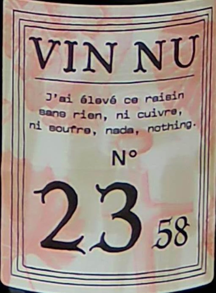 Vin Nu Cuvée 23 58 - Vin Nu - Myrtilles Du Trimoulet - geoffrey-estienne 