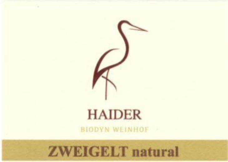 Zweigelt Natural - Biodyn Weinhof Haider - berthold-eva-haider 