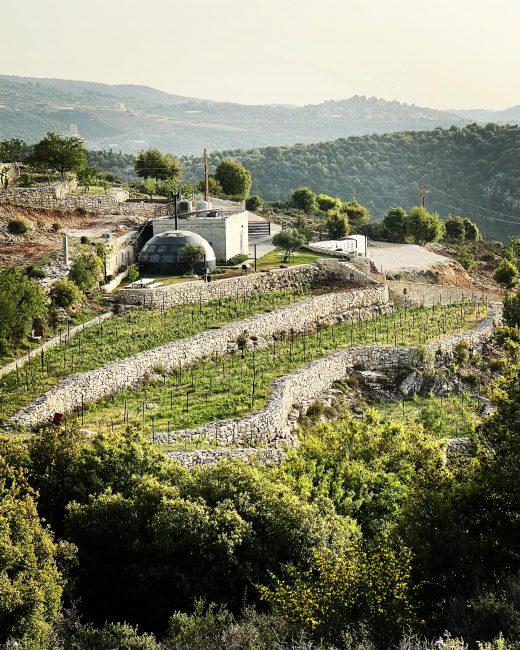 Sept Winery estate in the mountains of Lebanon