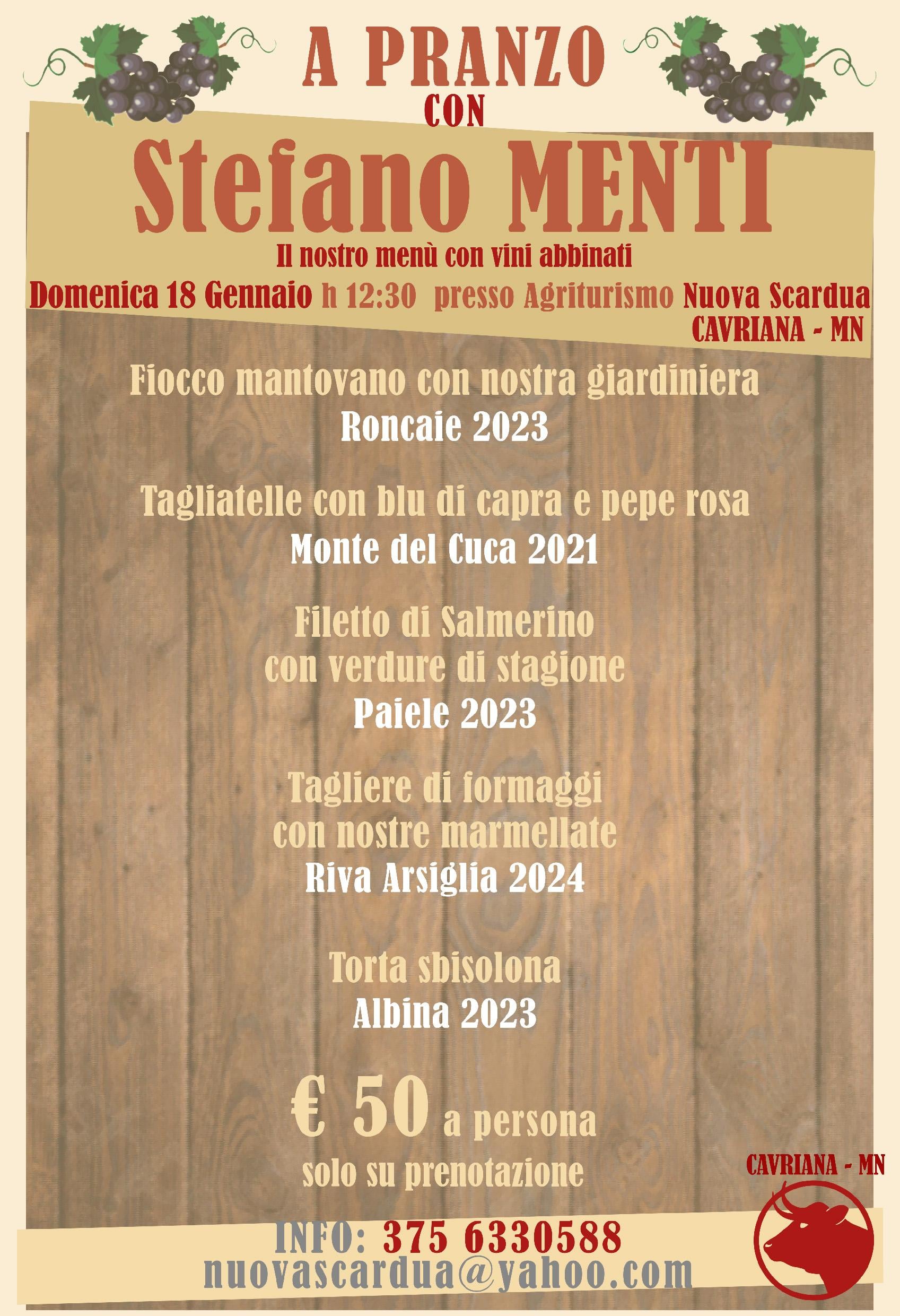 A pranzo con Stefano Menti