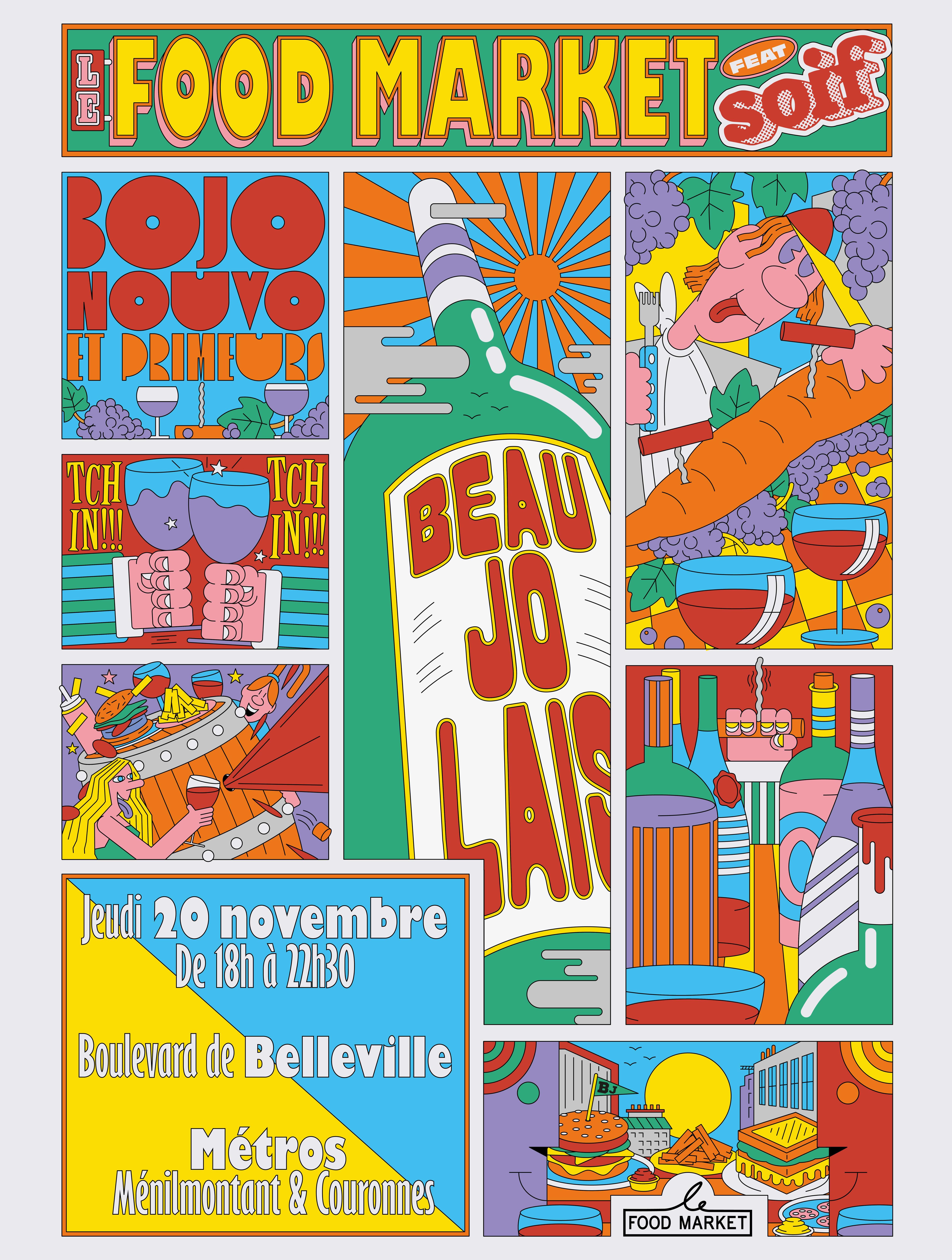 Bojo nouvo et primeurs - Food Market X Soif