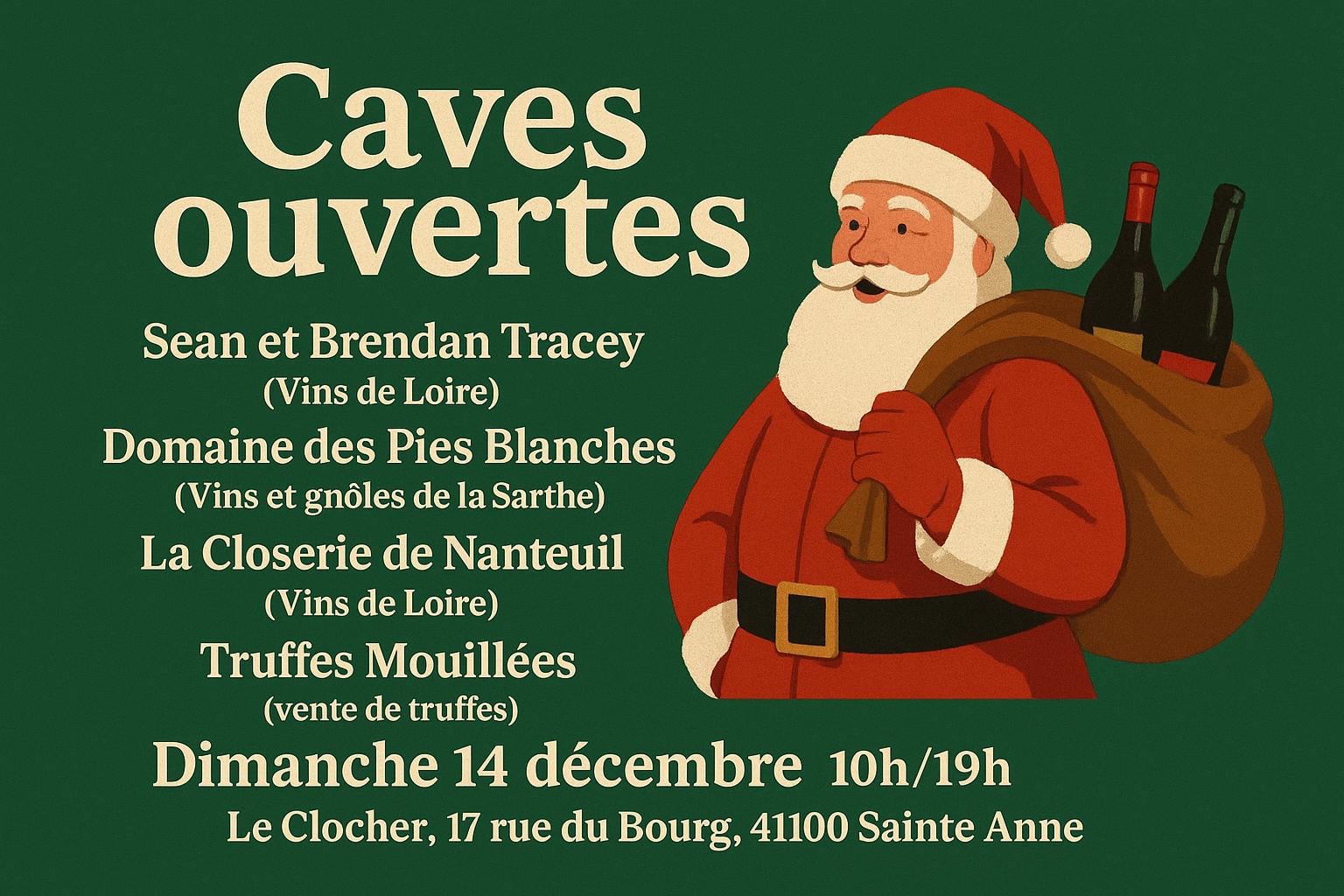 Caves ouvertes - Les vins de Ste Anne