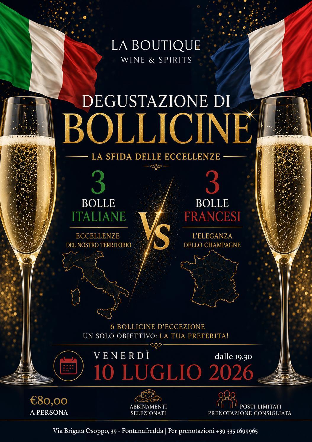 Champagne vs Bollicine italiane