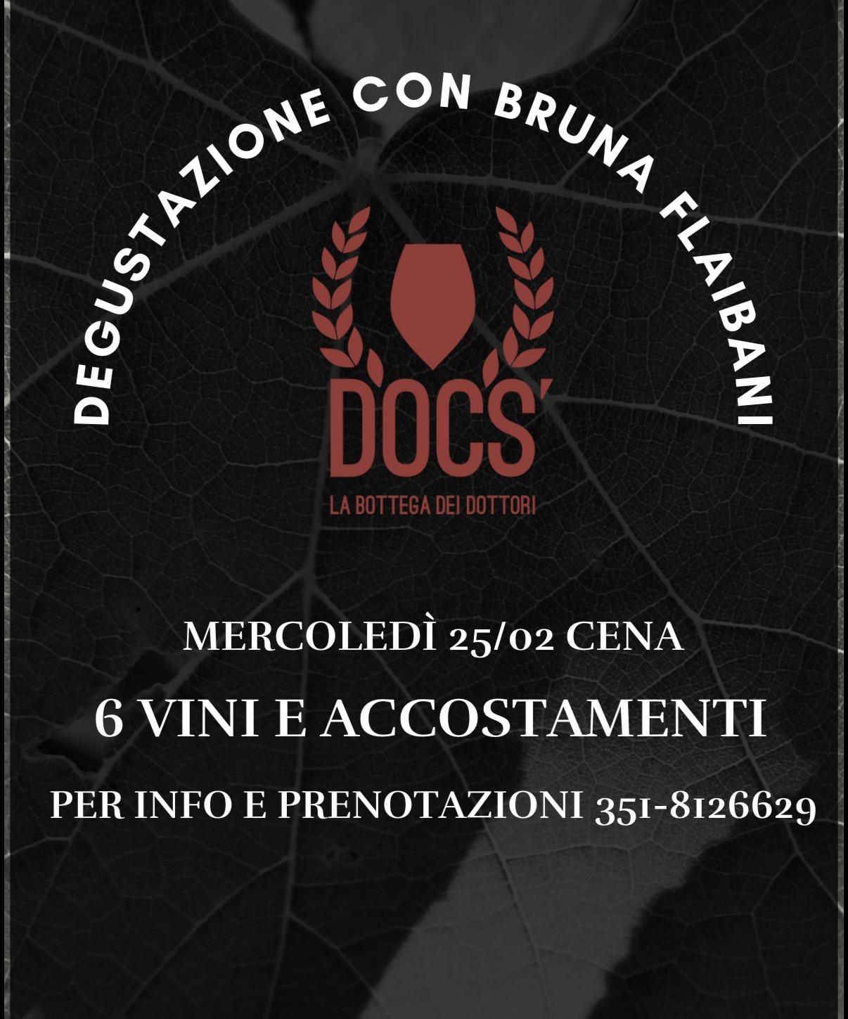 DEGUSTAZIONE CON BRUNA FLAIBANI