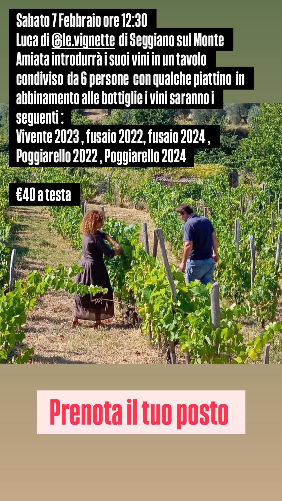 Degustazione con Le vignette