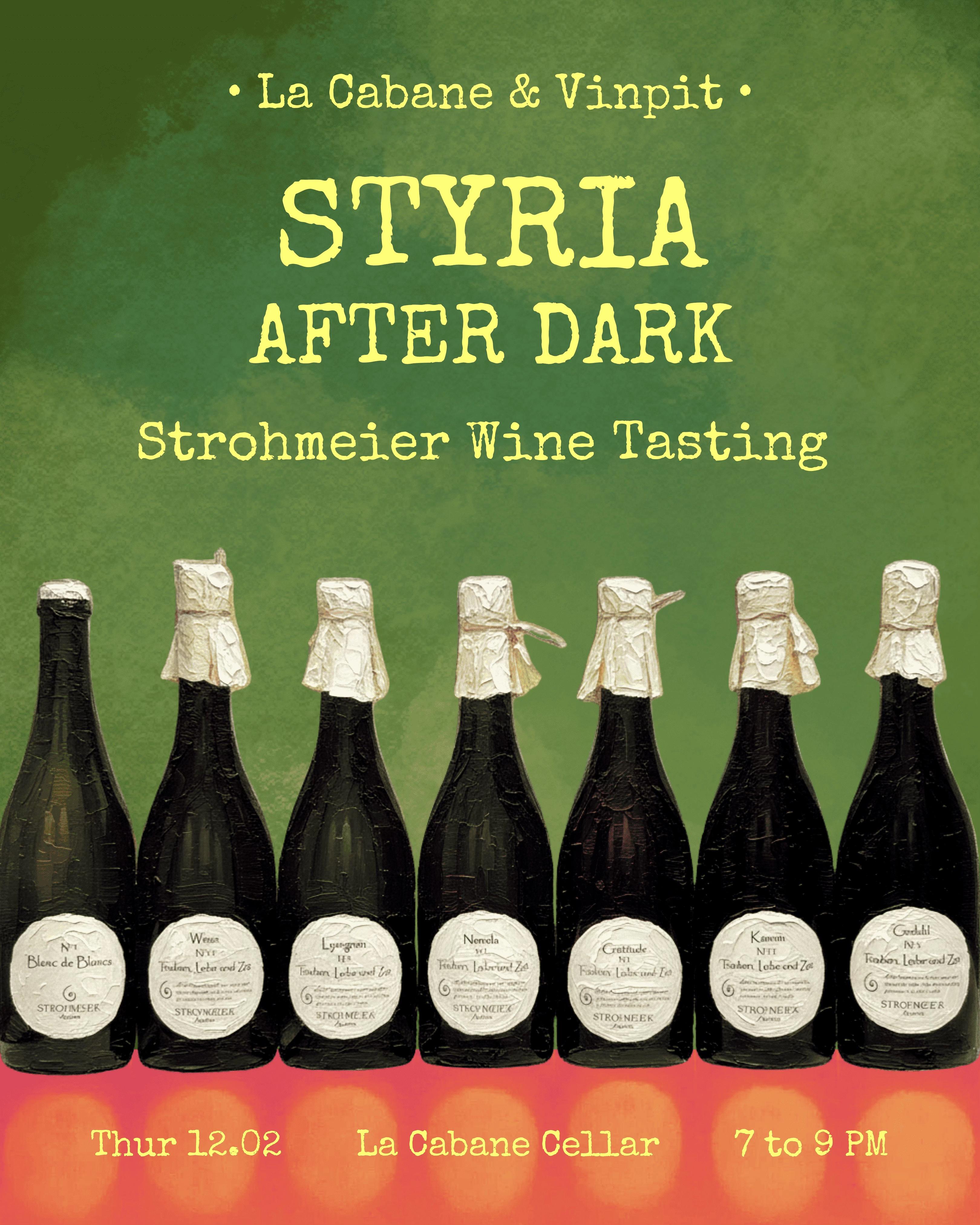 Styria after dark: Strohmeier wine tasting 12.02.2026
