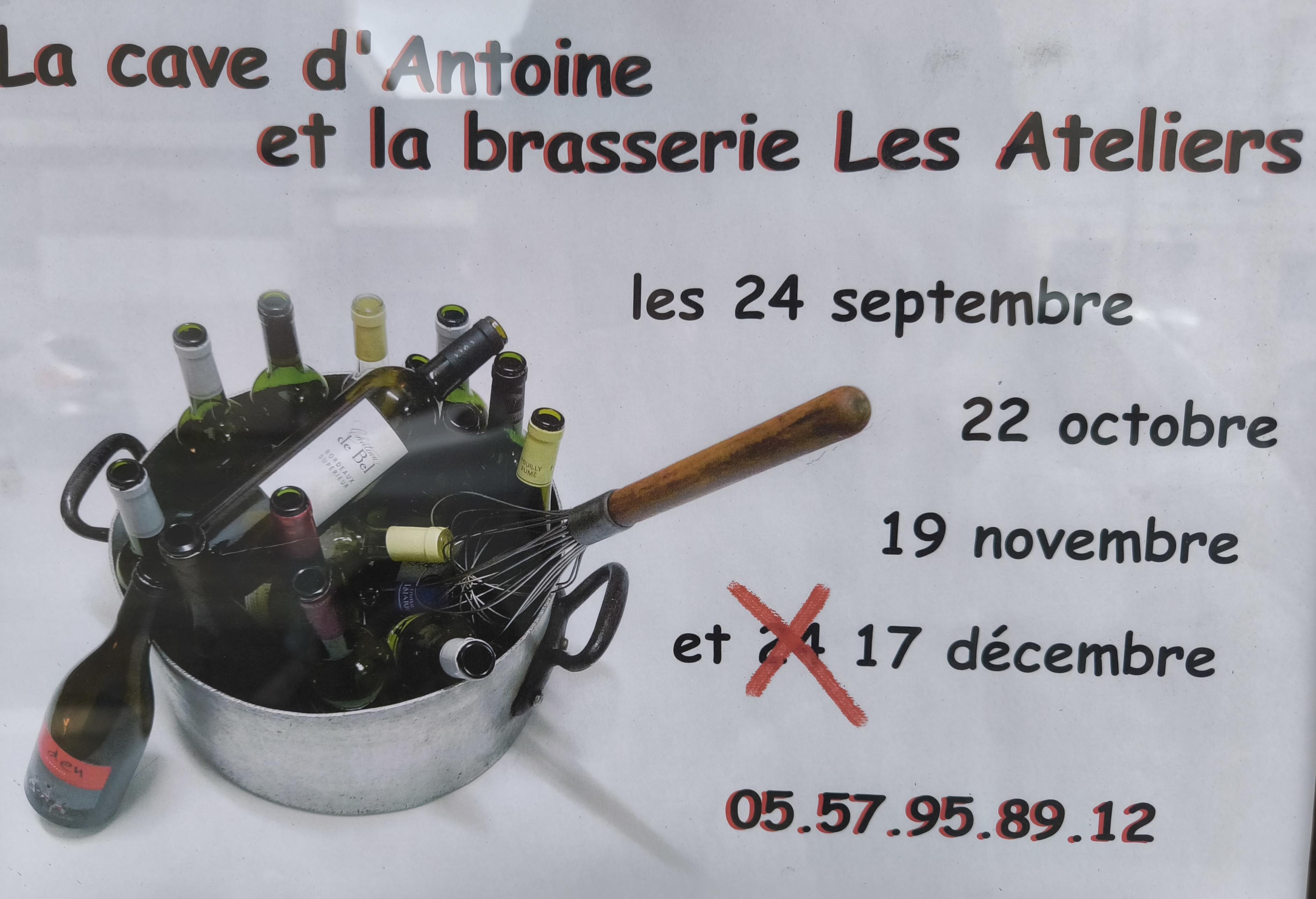 La cave d'Antoine et la brasserie Les Ateliers