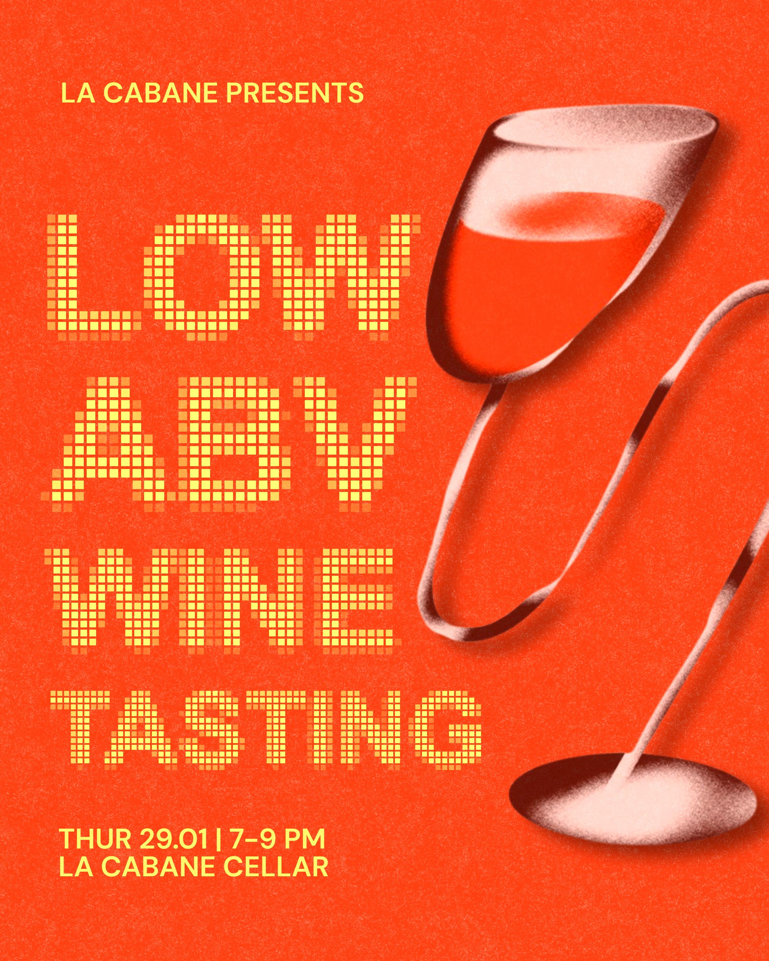 Low ABV Wine Tasting 29.01.2026