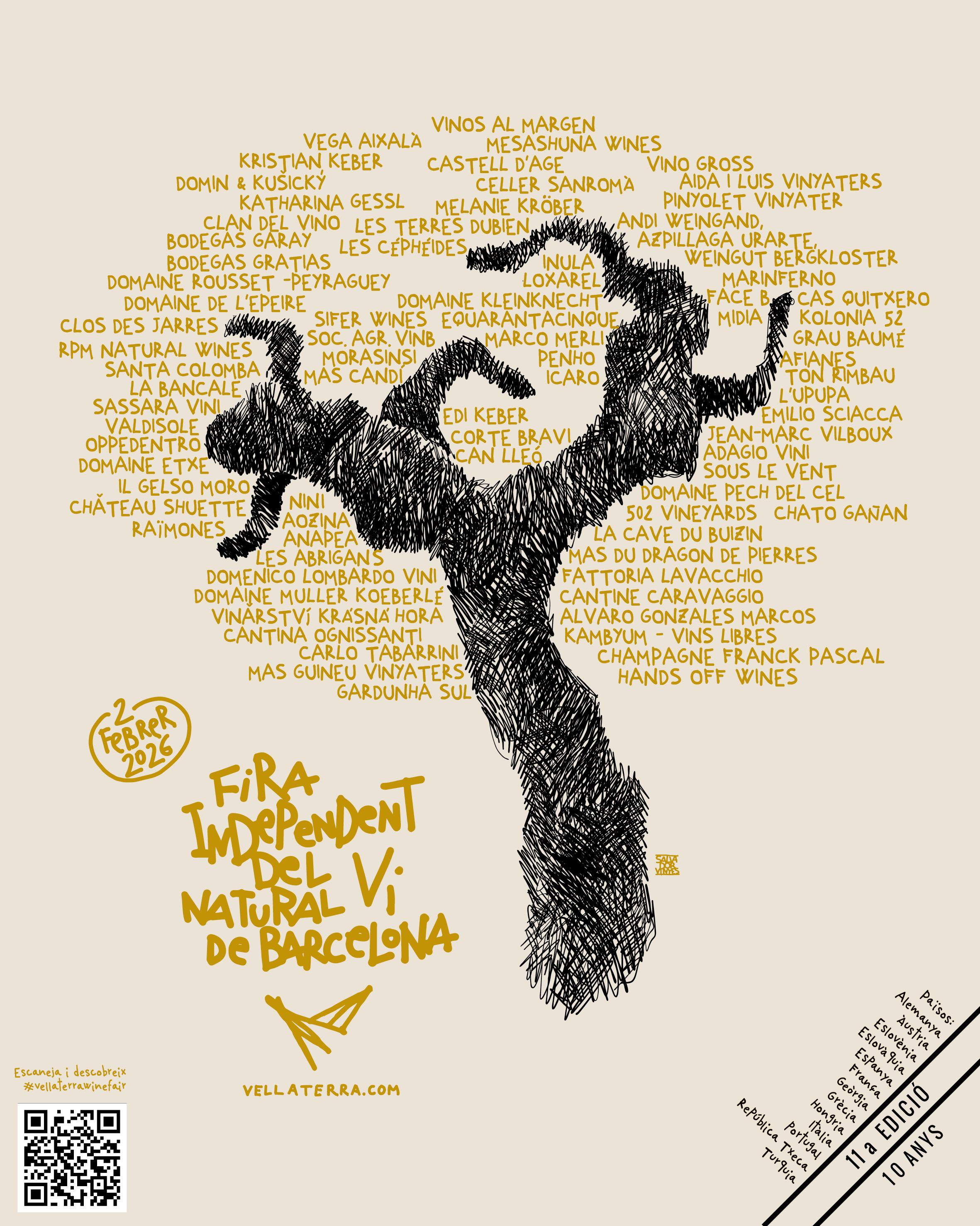 Vella Terra · Barcelona Natural Wine Fair 2026 · 10th Anniversary – 11th Edition