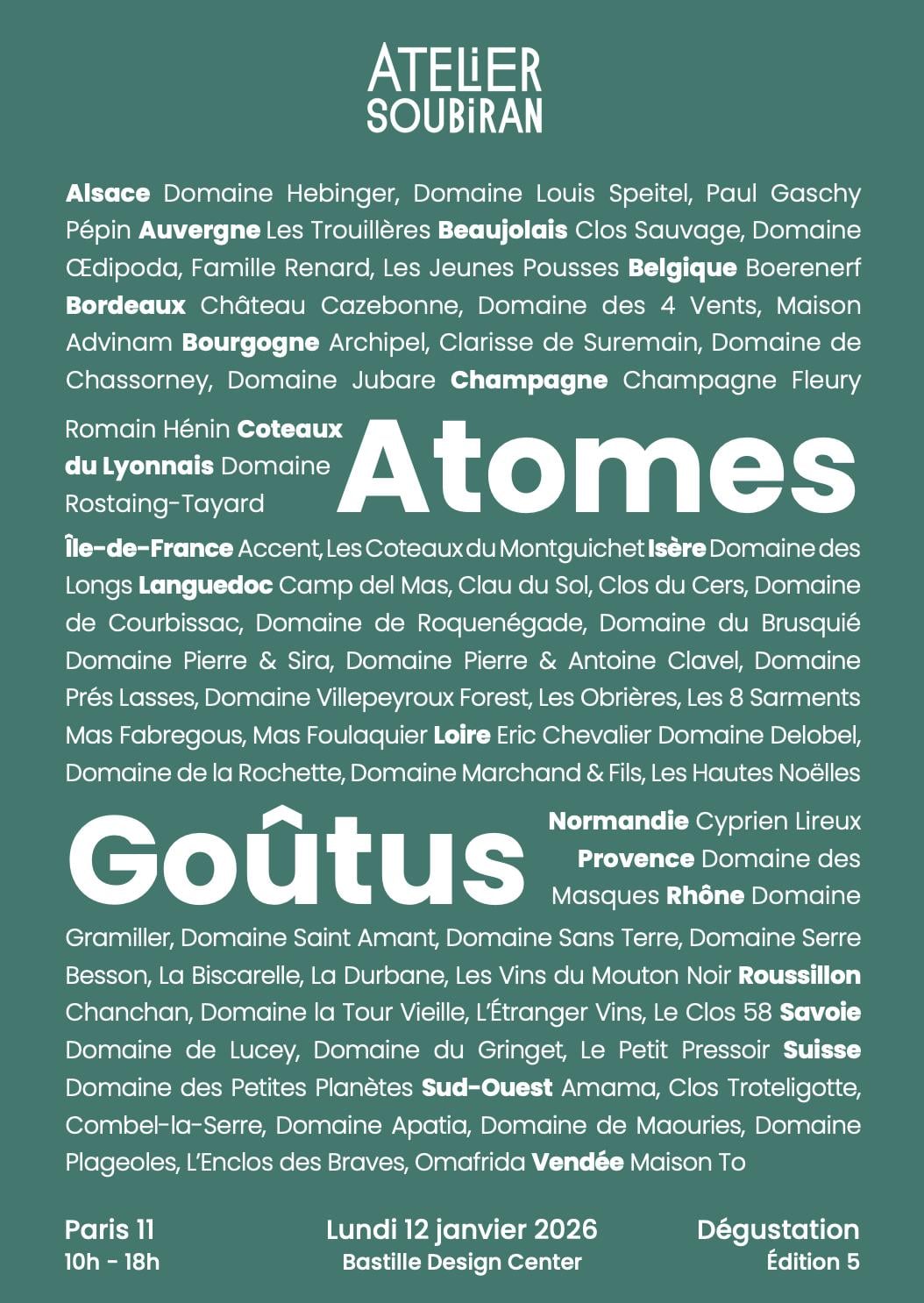 Atomes Goûtus #5