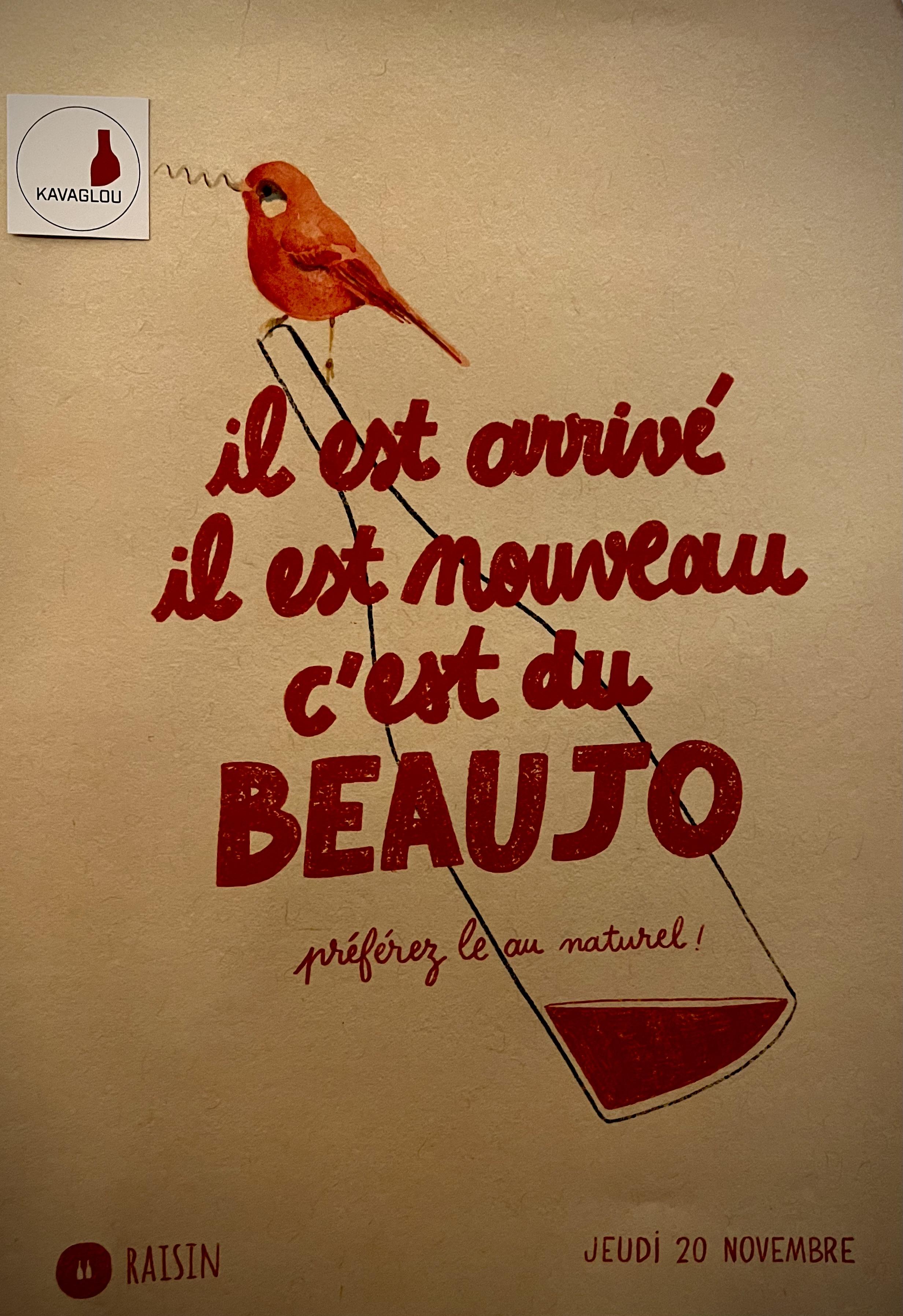 Beaujolais nouveau & 1er anniversaire de Kavaglou