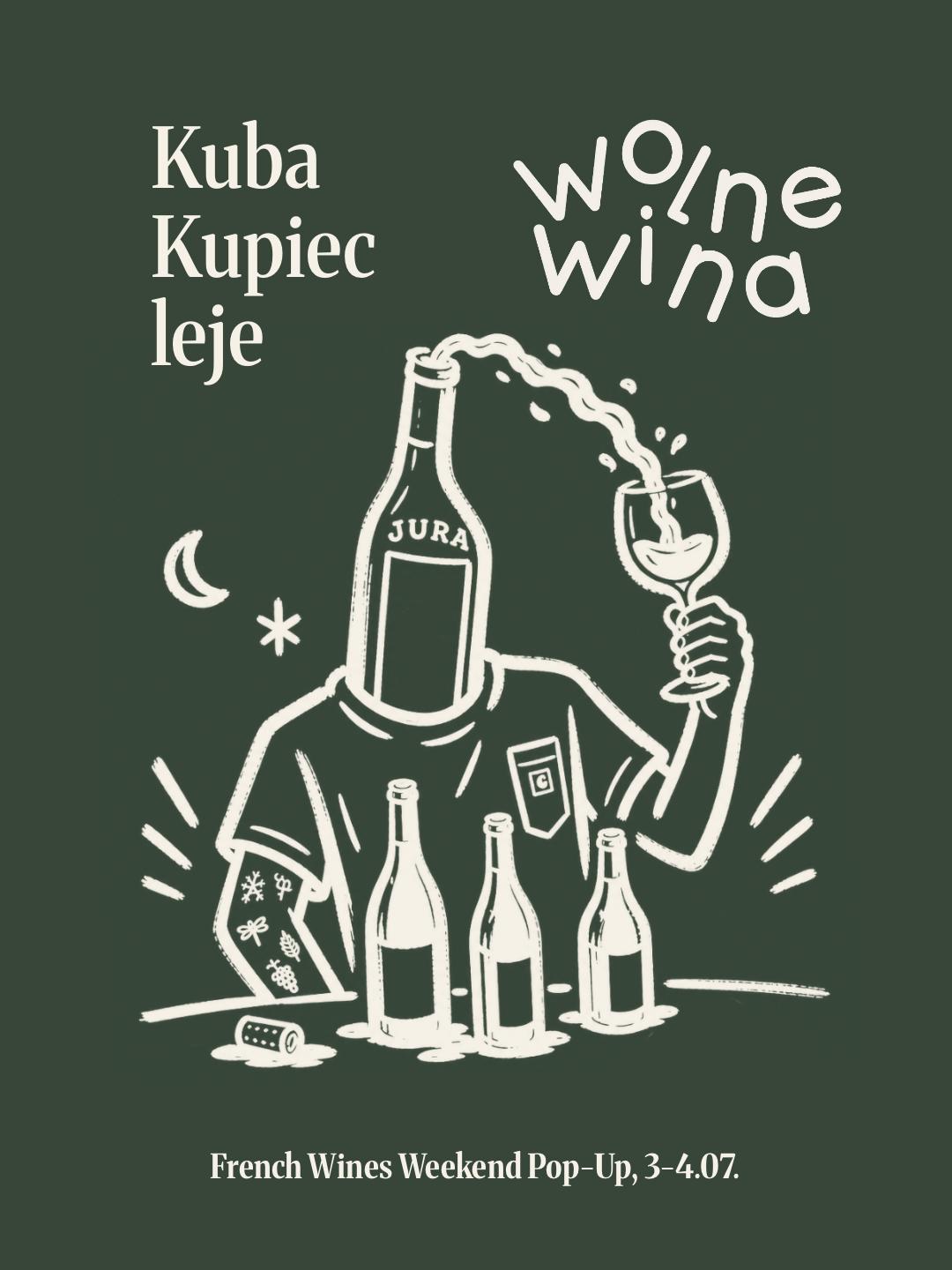 Kuba Kupiec leje Wolne Wina 🥂 French Wines Weekend Pop-Up
