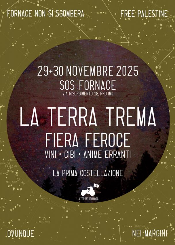 LA TERRA TREMA in SOS Fornace