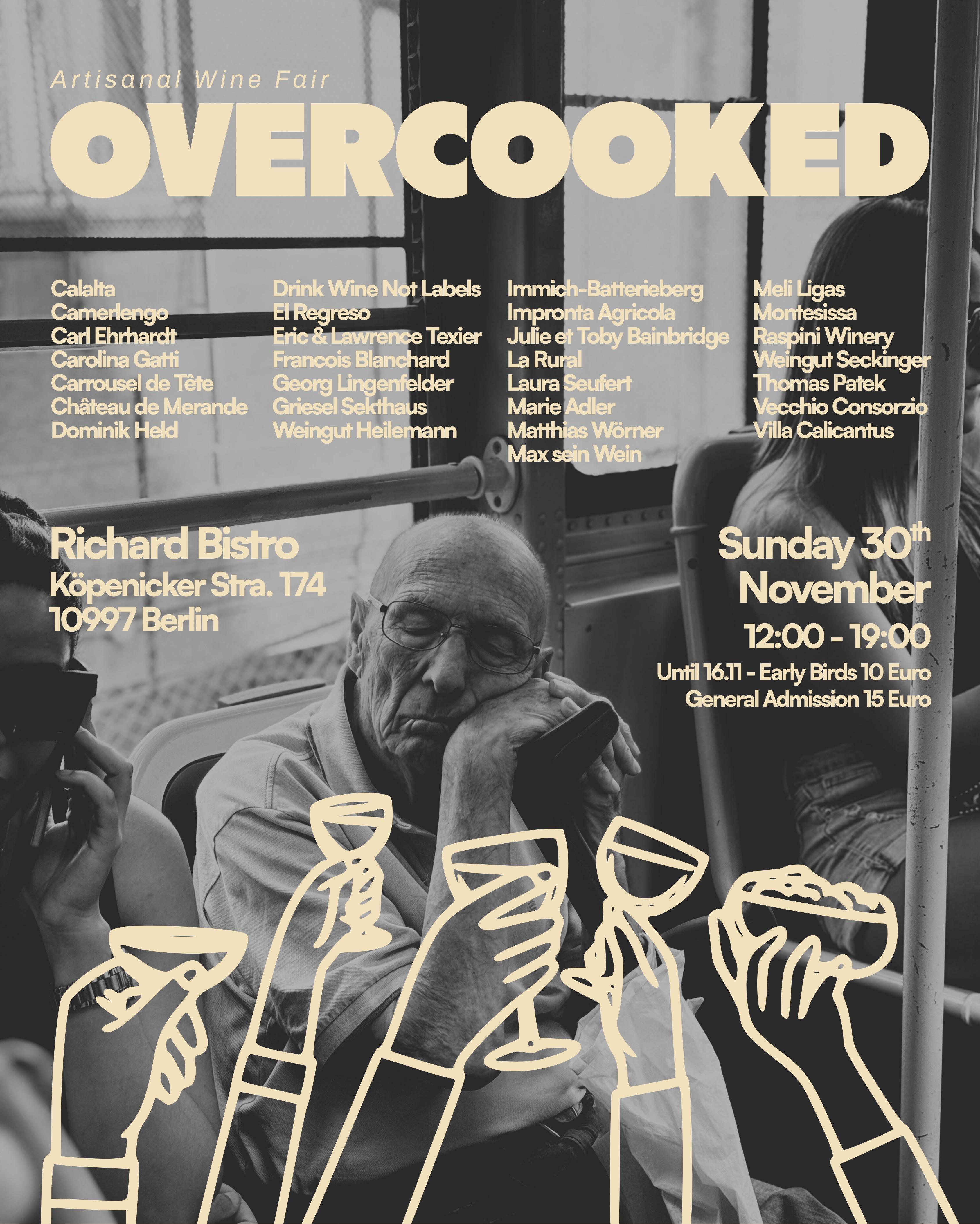 OVERCOOKED Artisan Natural Winemaker Tasting