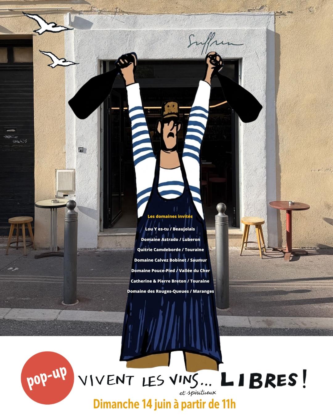 Pop-up Suffren - Vivent les Vins Libres 2026 - Marseille