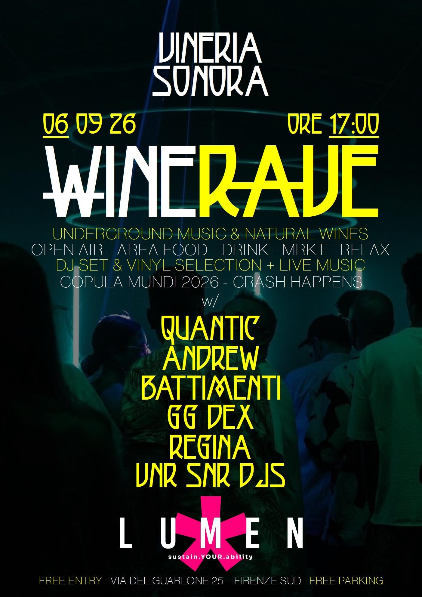 Vineria Sonora WINE RAVE