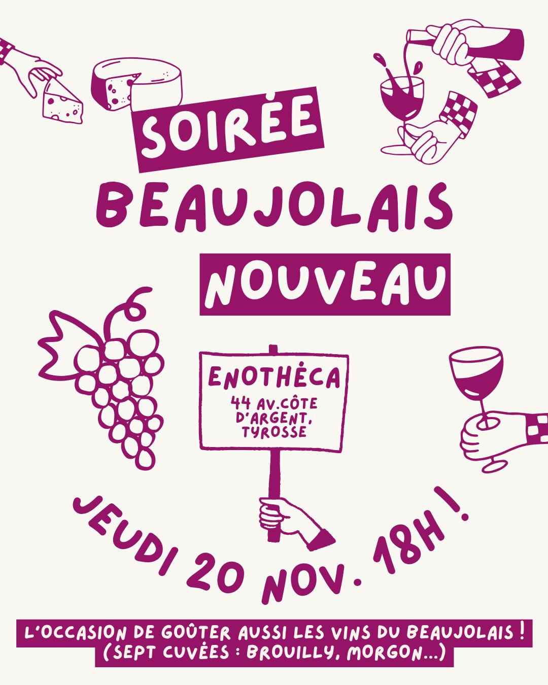 Soirée Beaujolais chez Enothéca