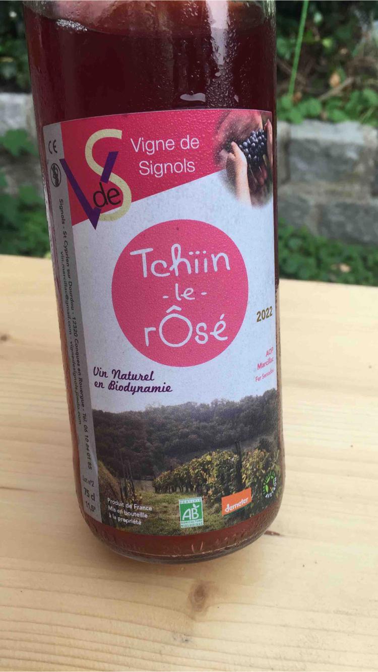 Tchiin le rôsé - Vigne De Signols - yvan-marie-ruffie -2022