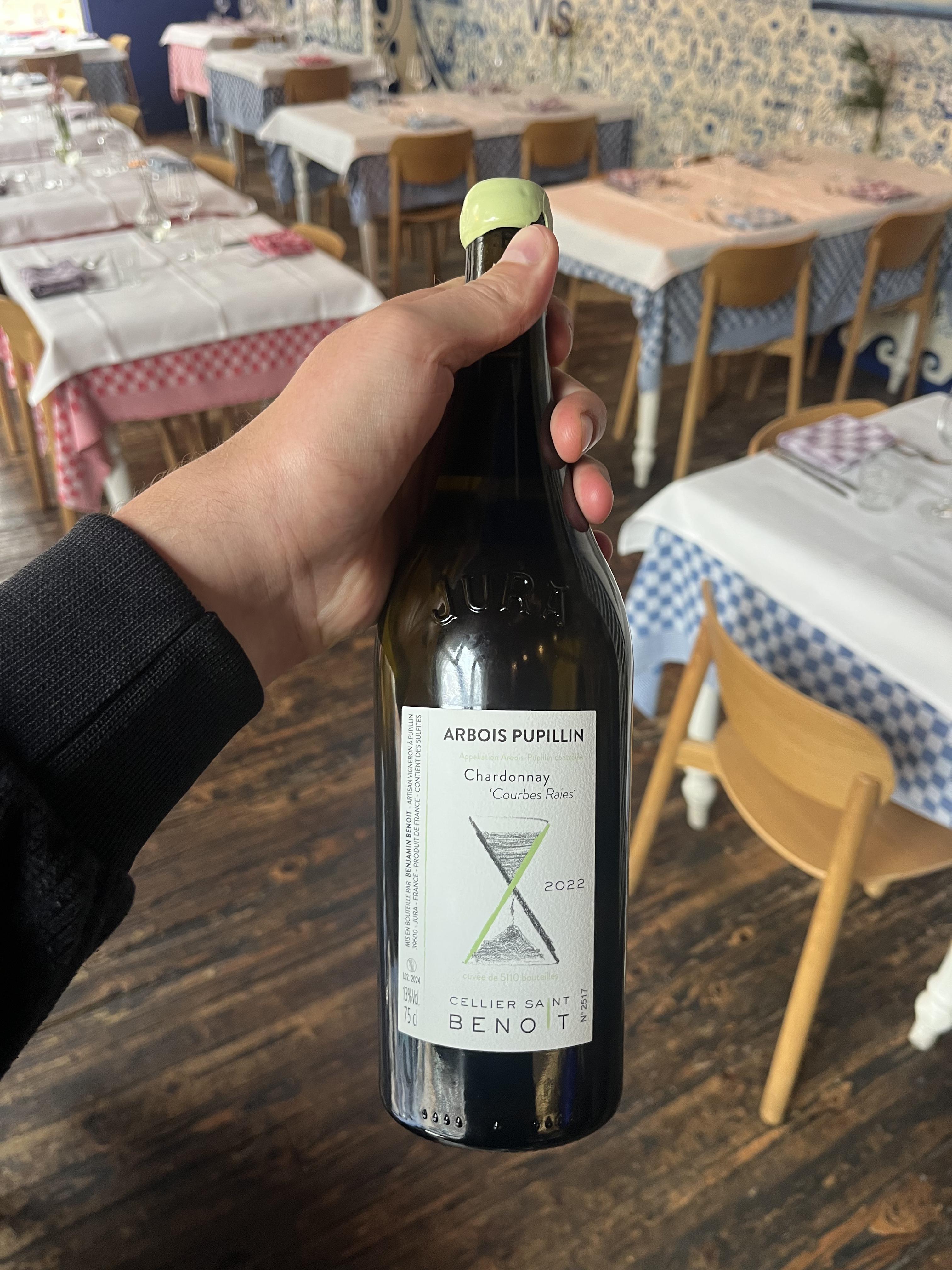 Chardonnay 'Courbes Raies' - Cellier Saint Benoit - benjamin-benoit -2022