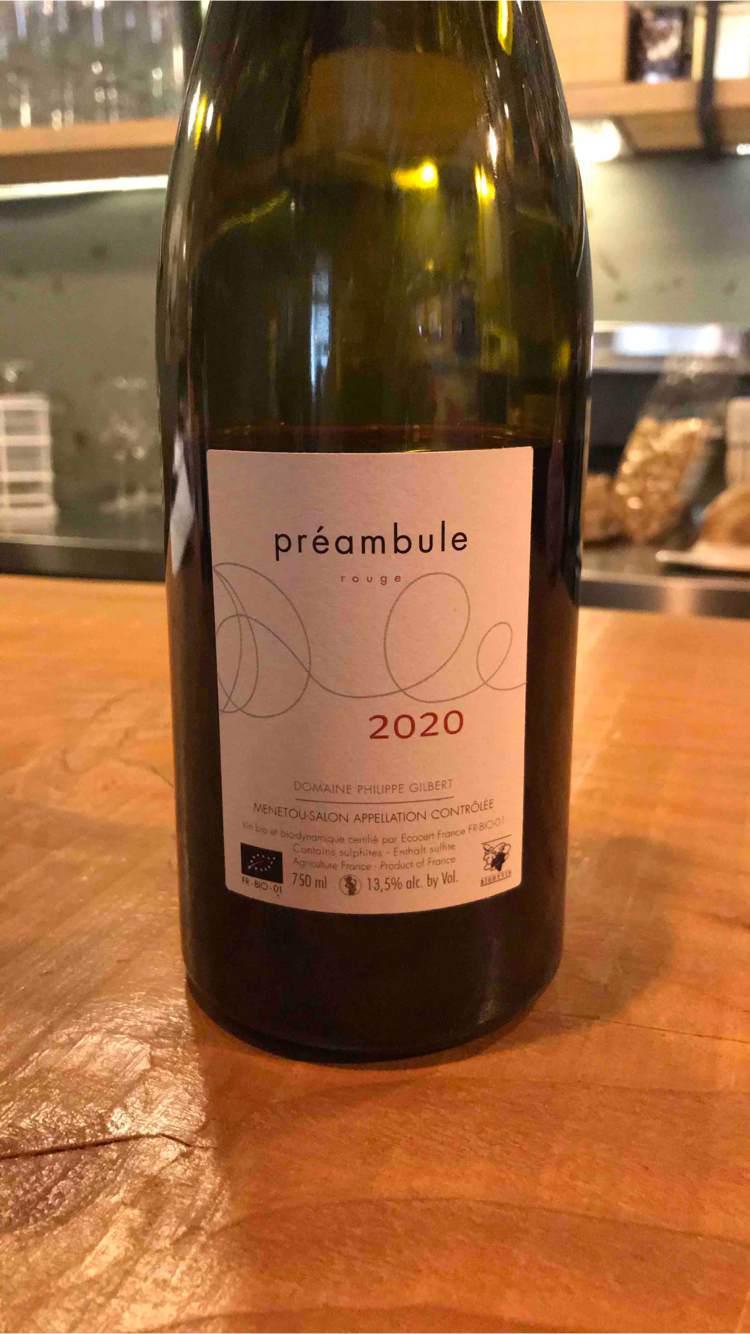 Préambule - Domaine Philippe Gilbert - frederic-romain-et-anne-sophie-bonnard -2020