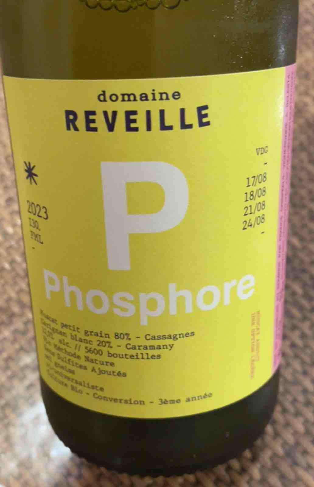 Phosphore - Vignoble Réveille - france-crispeels -2023