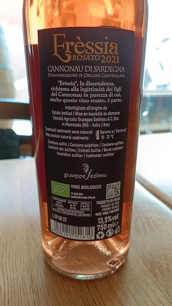 Cannonau Sartiu - Cantina Giuseppe Sedilesu - antonietta-francesco-salvatore-sedilesu -2021