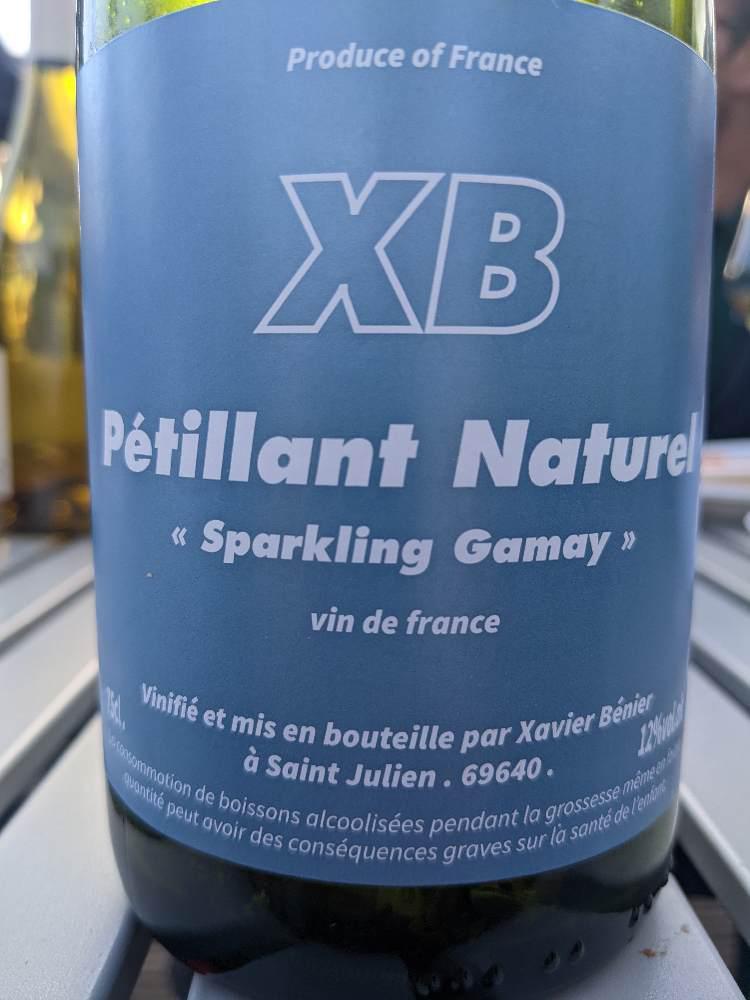 Sparkling Gamay - Xavier Bénier - xavier-benier 