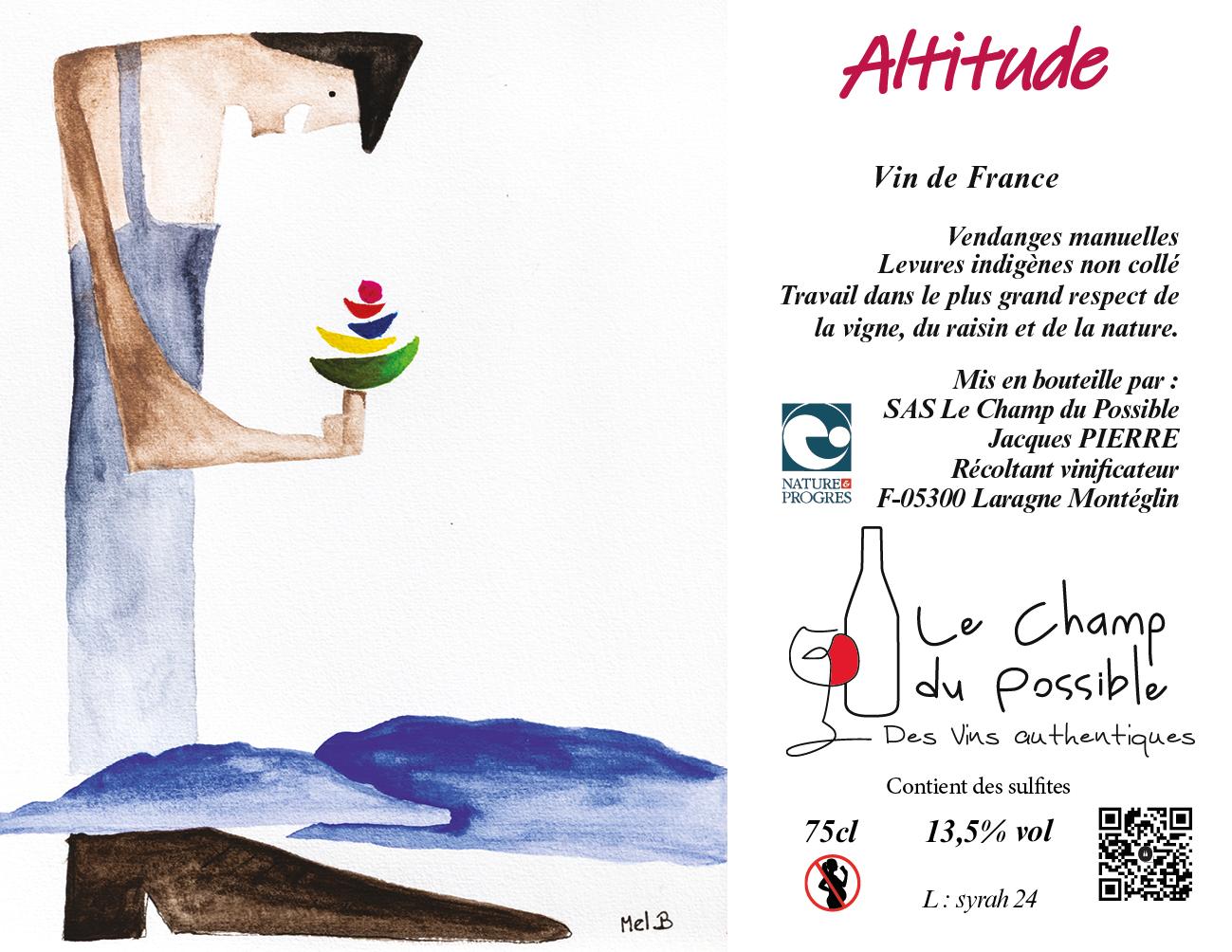 Altitude - Le Champ Du Possible - jacques-pierre -2024