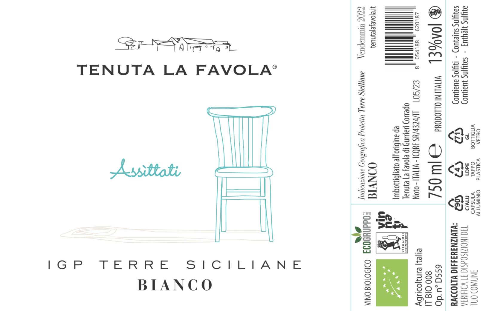 Assìttati - Tenuta La Favola - corrado-gurrieri -2022