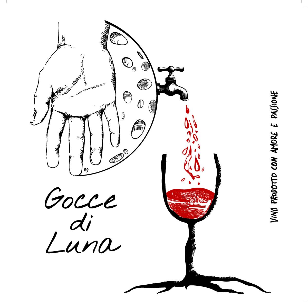 Gocce di Luna Rosso BIB - Fattoria Mani di Luna - rocco-trauzzola-alessandro-de-filippis-simone-lazzarin --