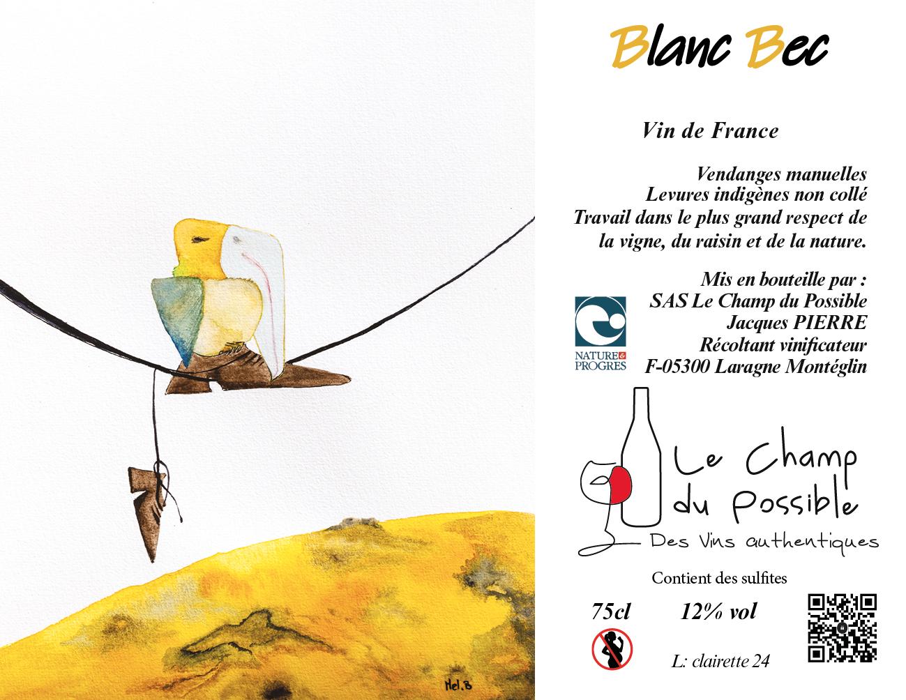 Blanc Bec - Le Champ Du Possible - jacques-pierre -2024