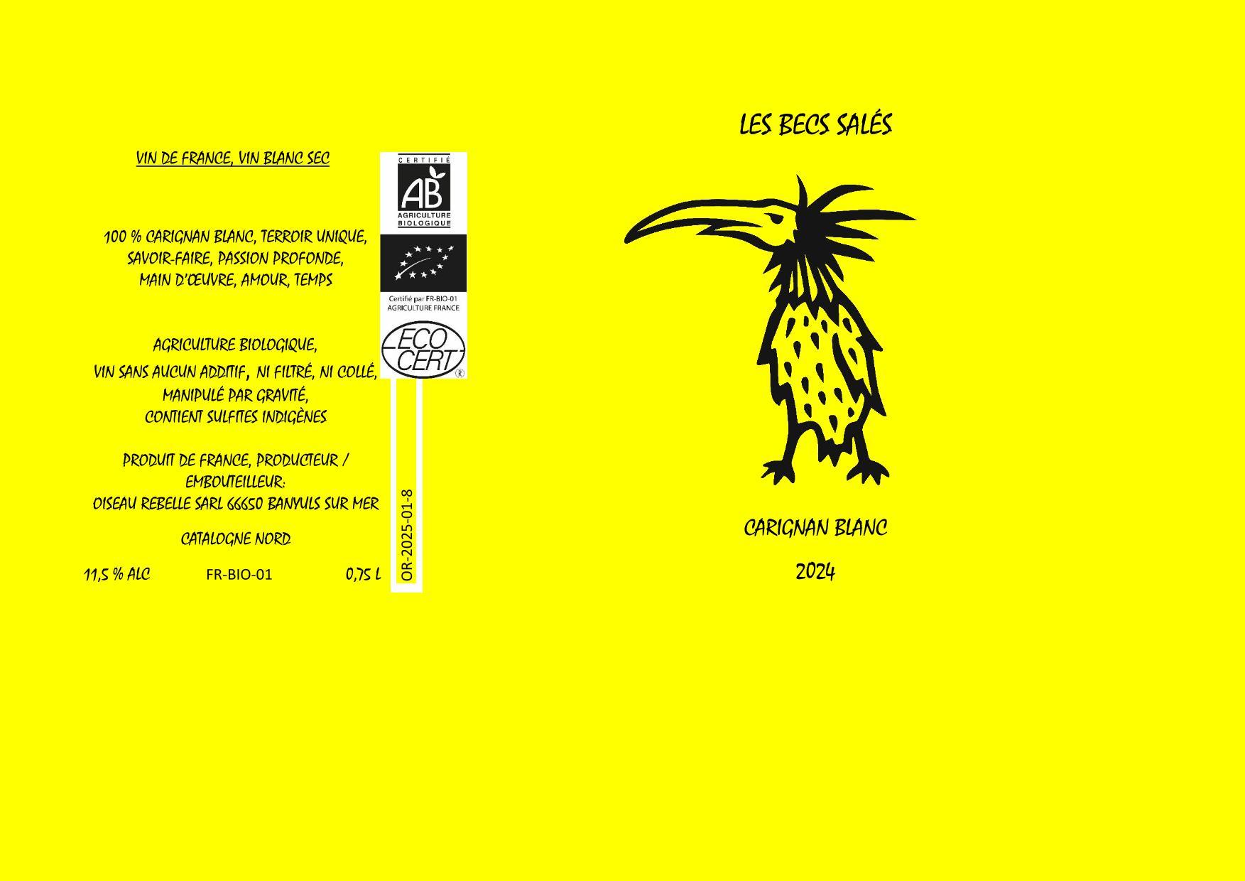 Carignan Blanc - Oiseau Rebelle - guido-melanie-hube -2024