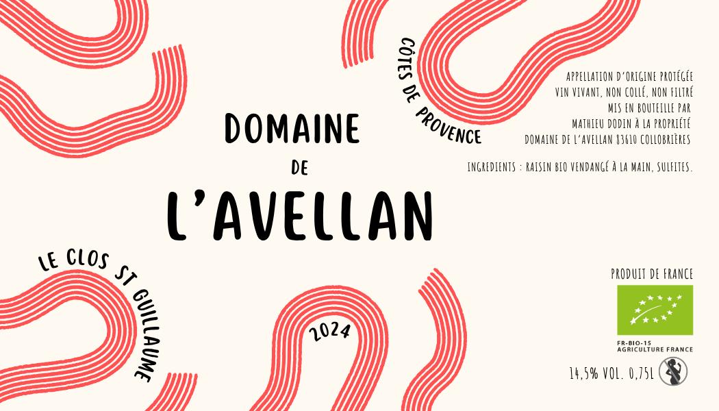 clos st guillaume - Domaine de l'Avellan - mathieu-dodin -2024