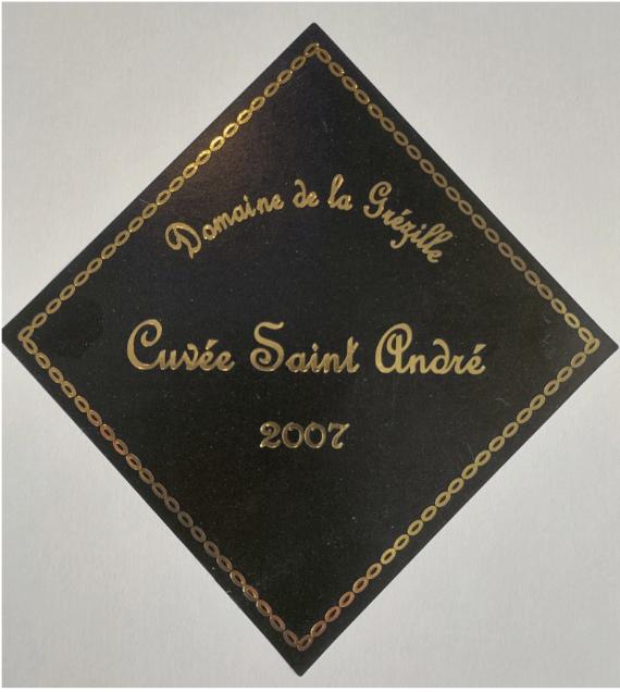 CUVÉE SAINT ANDRÉ - Domaine de la Grézille - bruno-anne-paillocher 