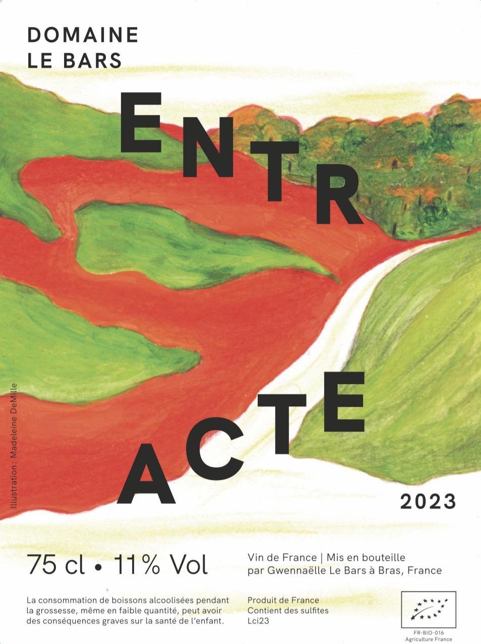 Entracte - Domaine Le Bars - gwennaelle-le-bars -2023