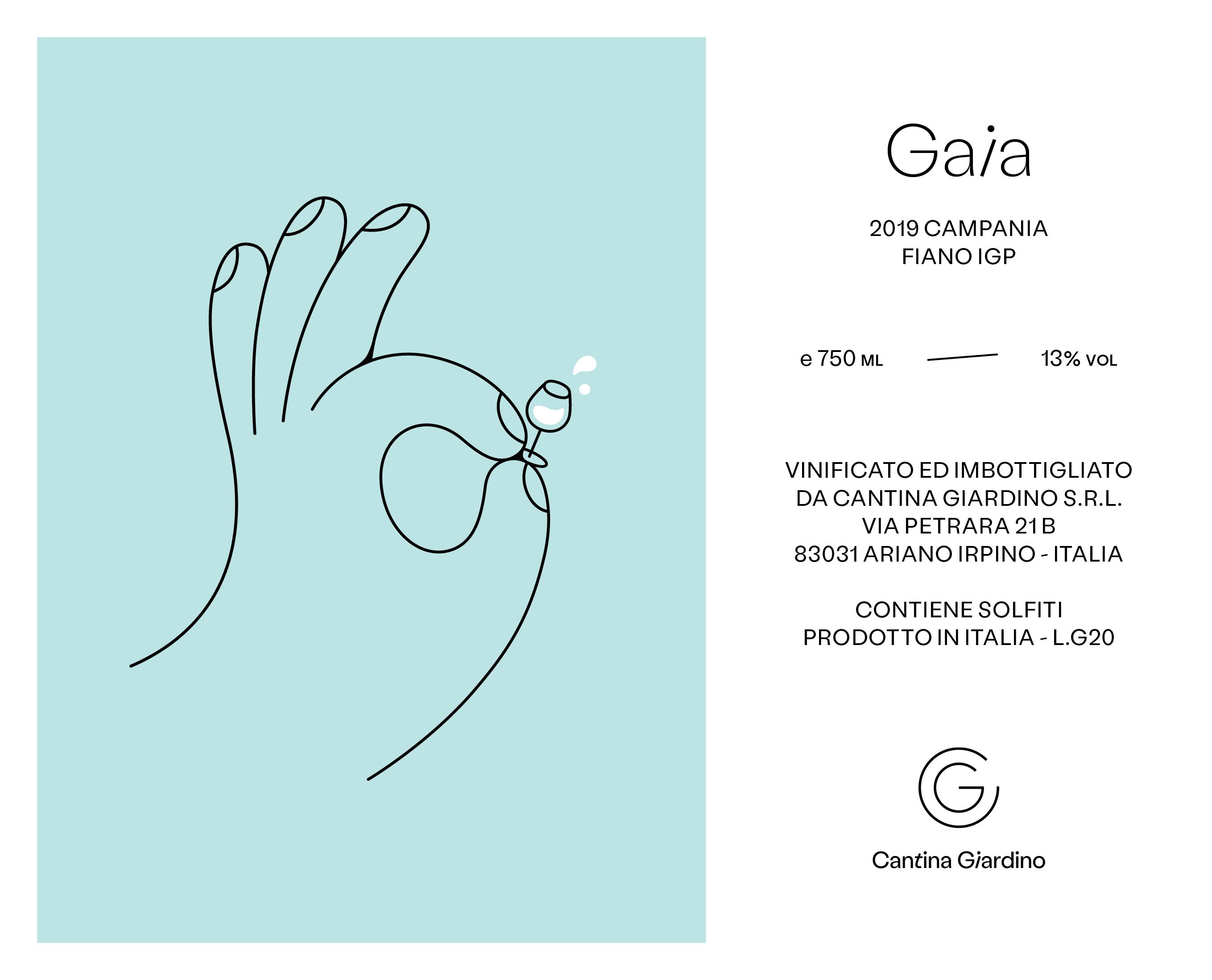 Gaia - Cantina Giardino - antonio-di-gruttola-daniela-de-gruttola -2019