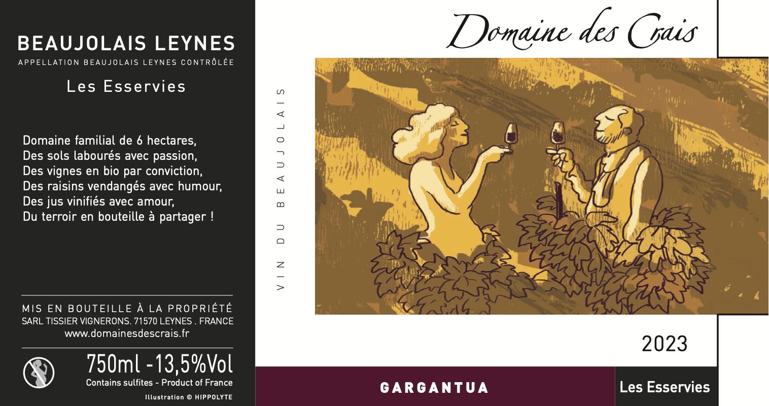 Gargantua - Domaine Des Crais - ben-et-andrea-vauchez-tissier -2023