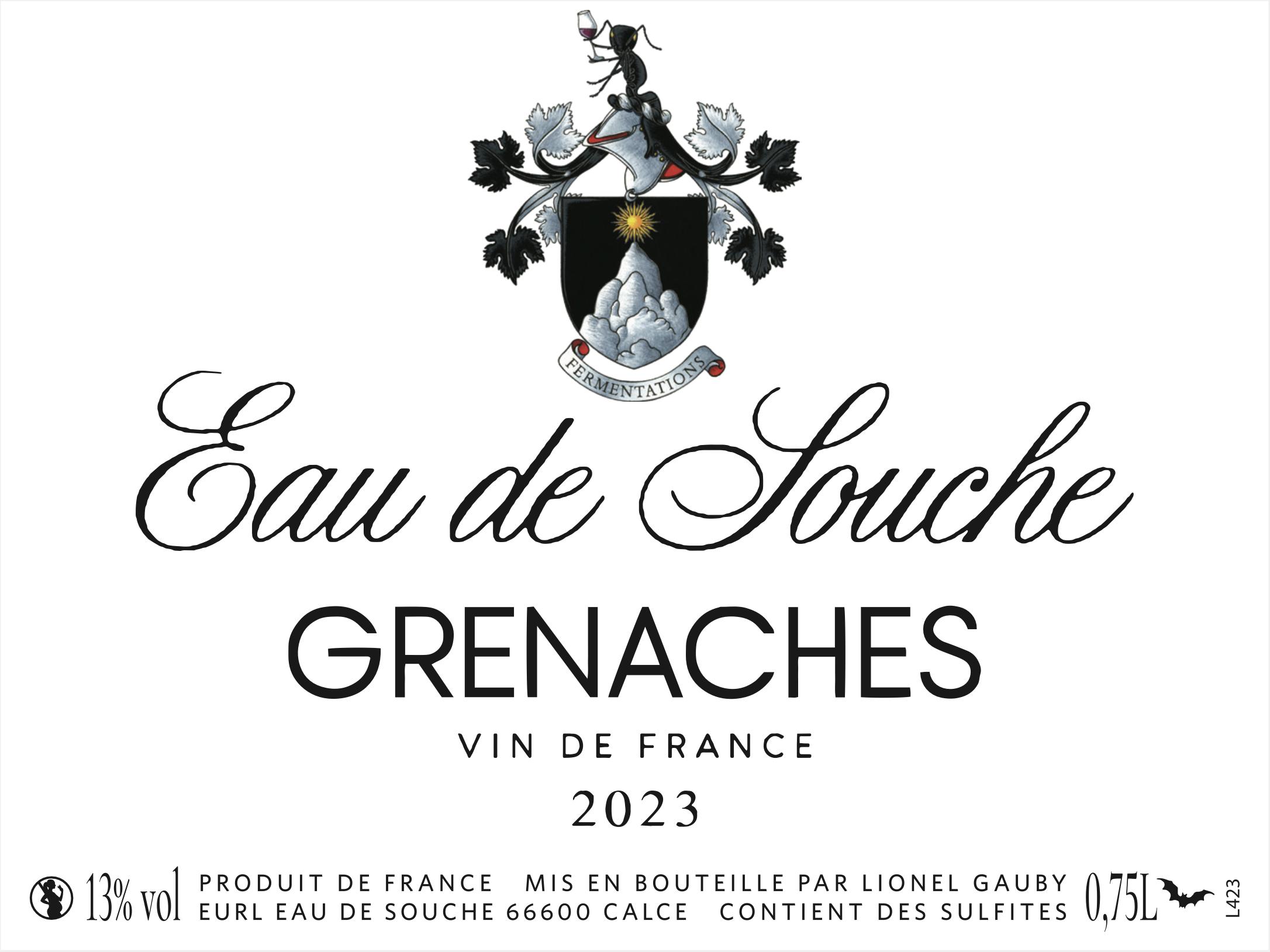 Grenaches - Eau De Souche - lionel-gauby -2023