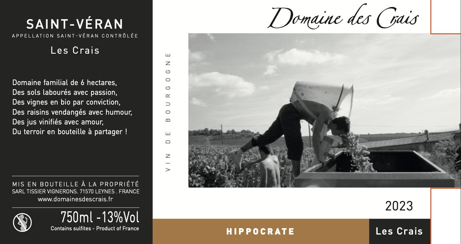 Hippocrate - Domaine Des Crais - ben-et-andrea-vauchez-tissier -2022
