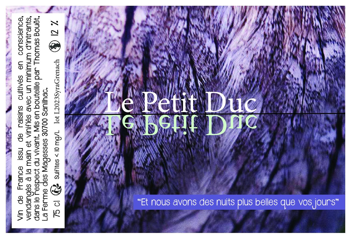 Le Petit Duc - La Ferme des Magesses - thomas-bouet 