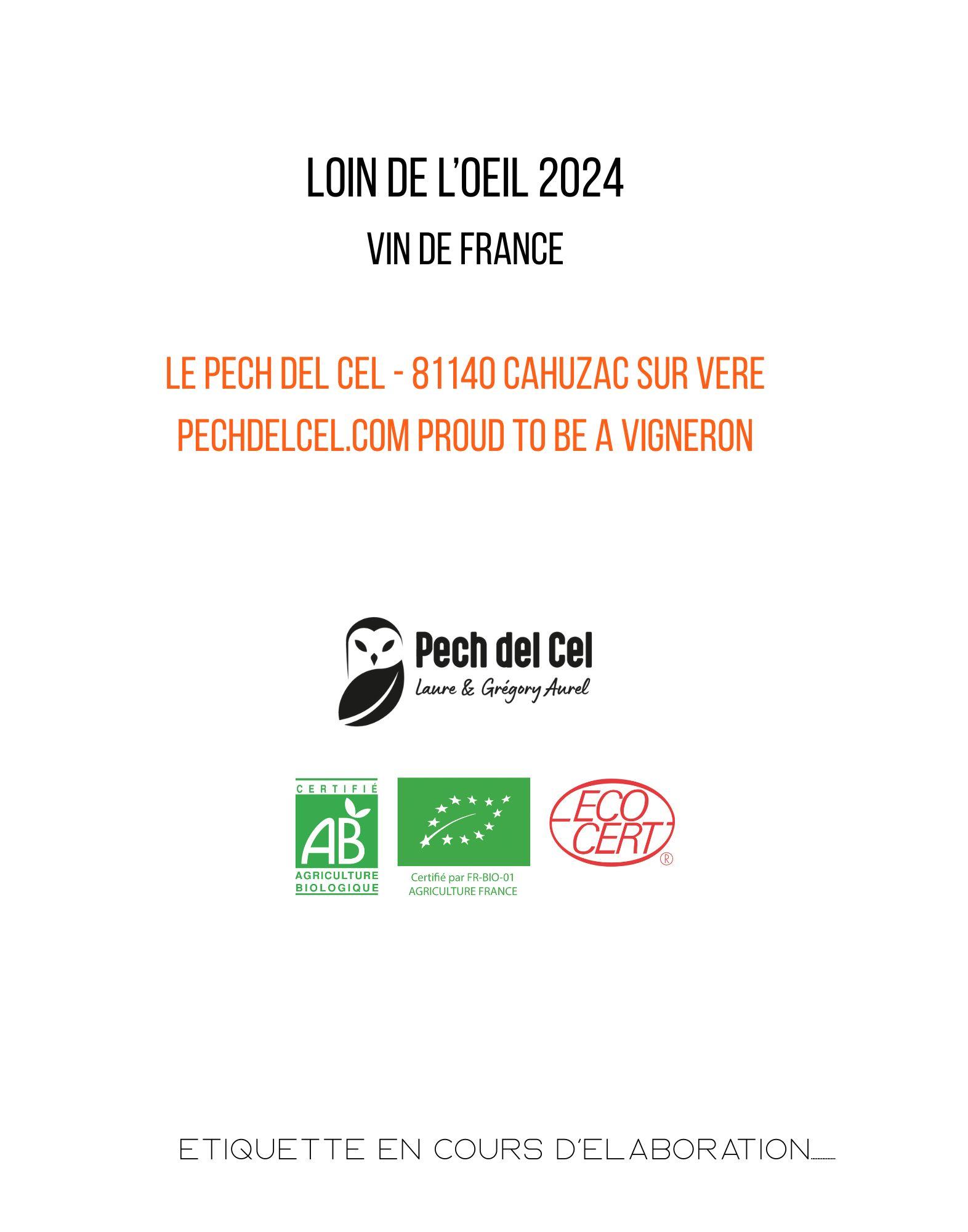 LOIN DE L'OEIL - Domaine Du Pech Del Cel - laure-et-gregory-aurel -2024