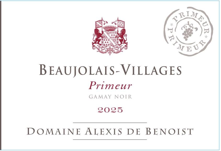 PRIMEUR Rouge - Domaine Alexis de Benoist - alexis-de-benoist -2025