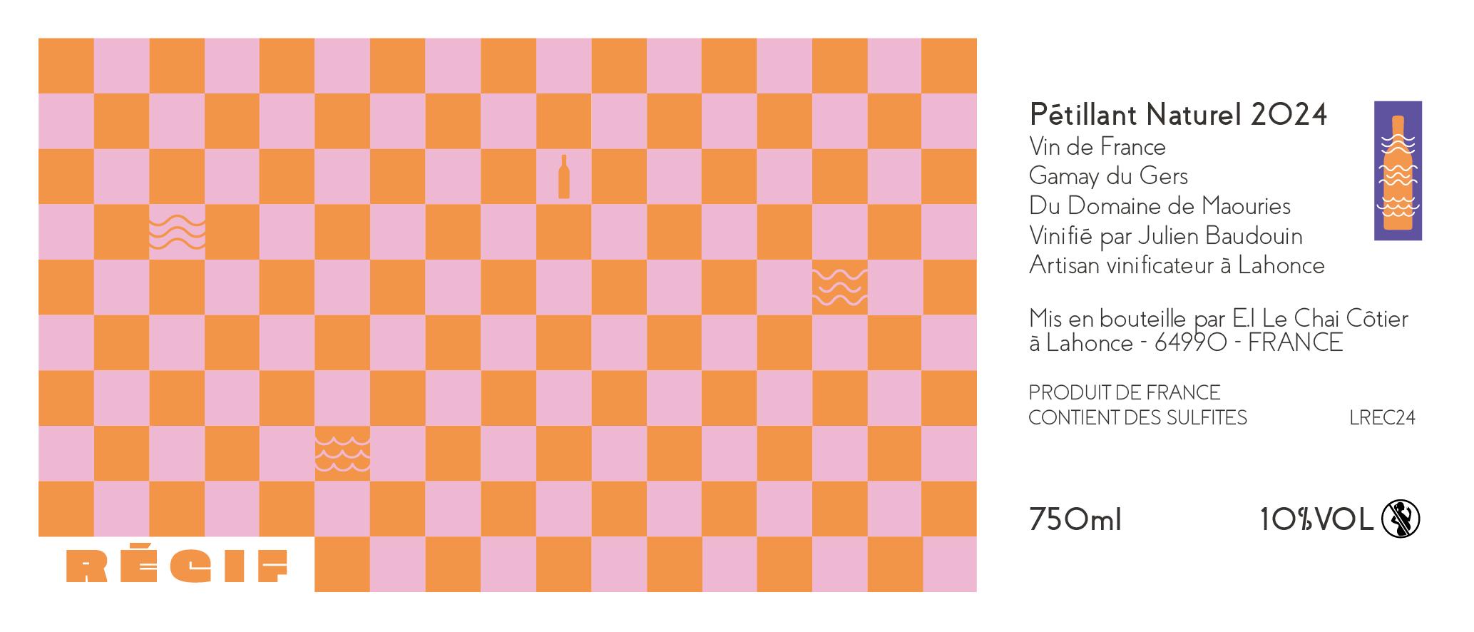 Récif Rosé - Le Chai Cotier - julien-baudouin -2024