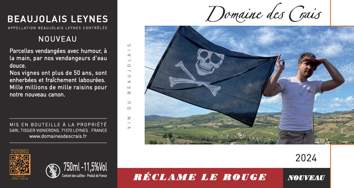 Réclame le rouge! - Domaine Des Crais - ben-et-andrea-vauchez-tissier 