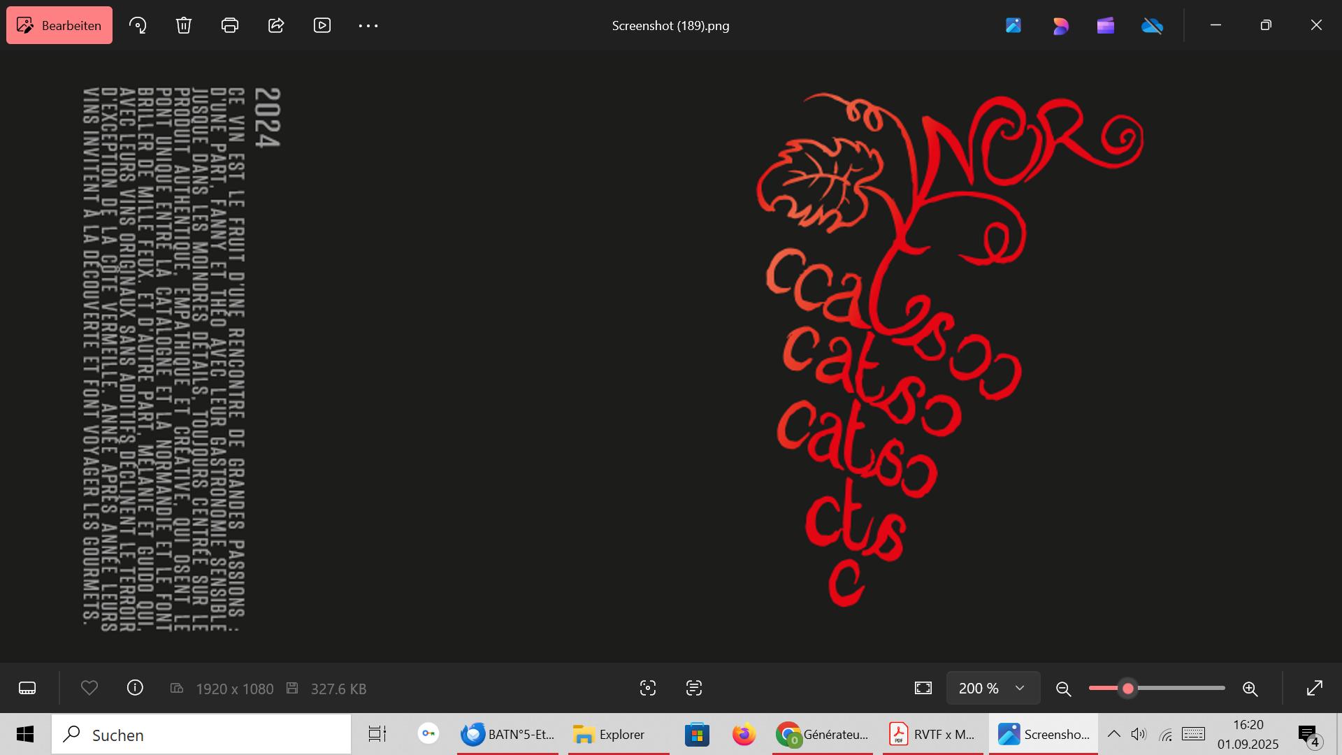 RVTF x MGH rouge - Oiseau Rebelle - guido-melanie-hube -2024