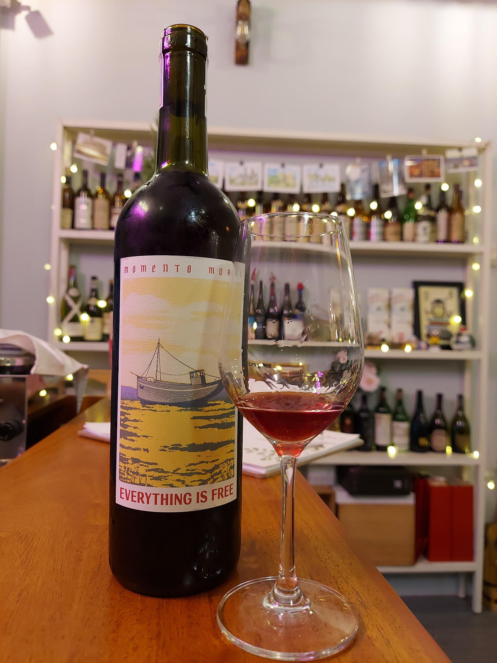 Everything is Free - Momento Mori - by NOB - Natural Wine Corner