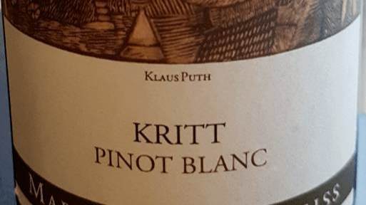 Kritt Pinot Blanc (Klaus Puth Label) - Marc Kreydenweiss (Andlau) - antoine-kreydenweiss 