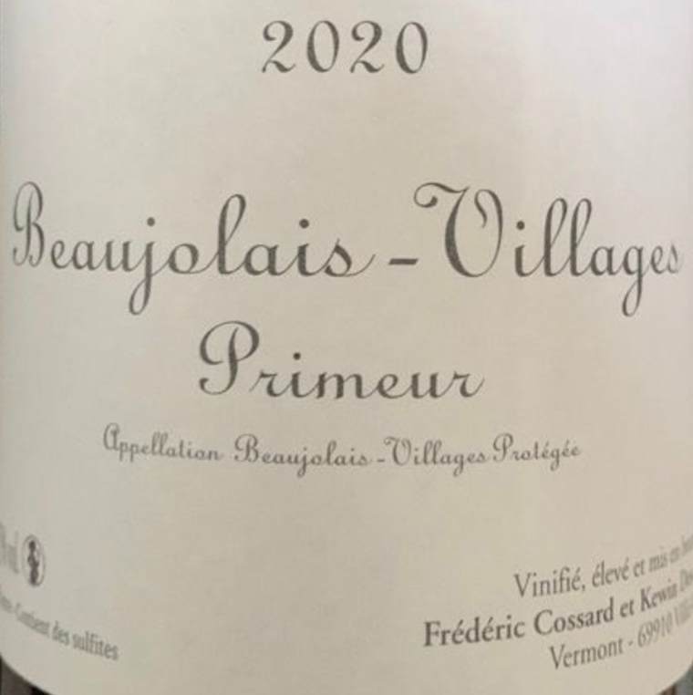 Beaujolais-Villages Primeur - Domaine de Chassorney - frederic-cossard 
