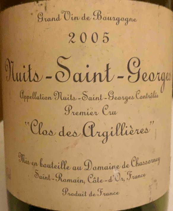 Nuits-Saint-Georges 1er Cru "Clos Des Argillieres" - Domaine de Chassorney - frederic-cossard 