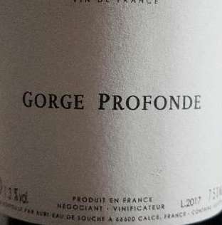 Gorge Profonde - Eau De Souche - lionel-gauby -2017